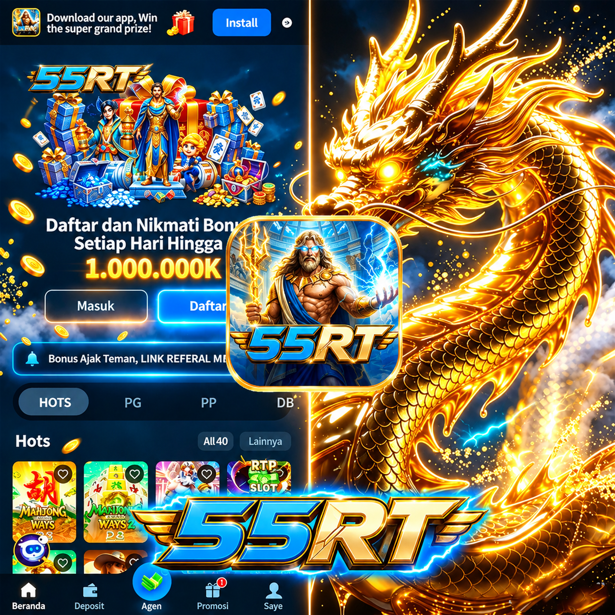 55rt mobile gaming